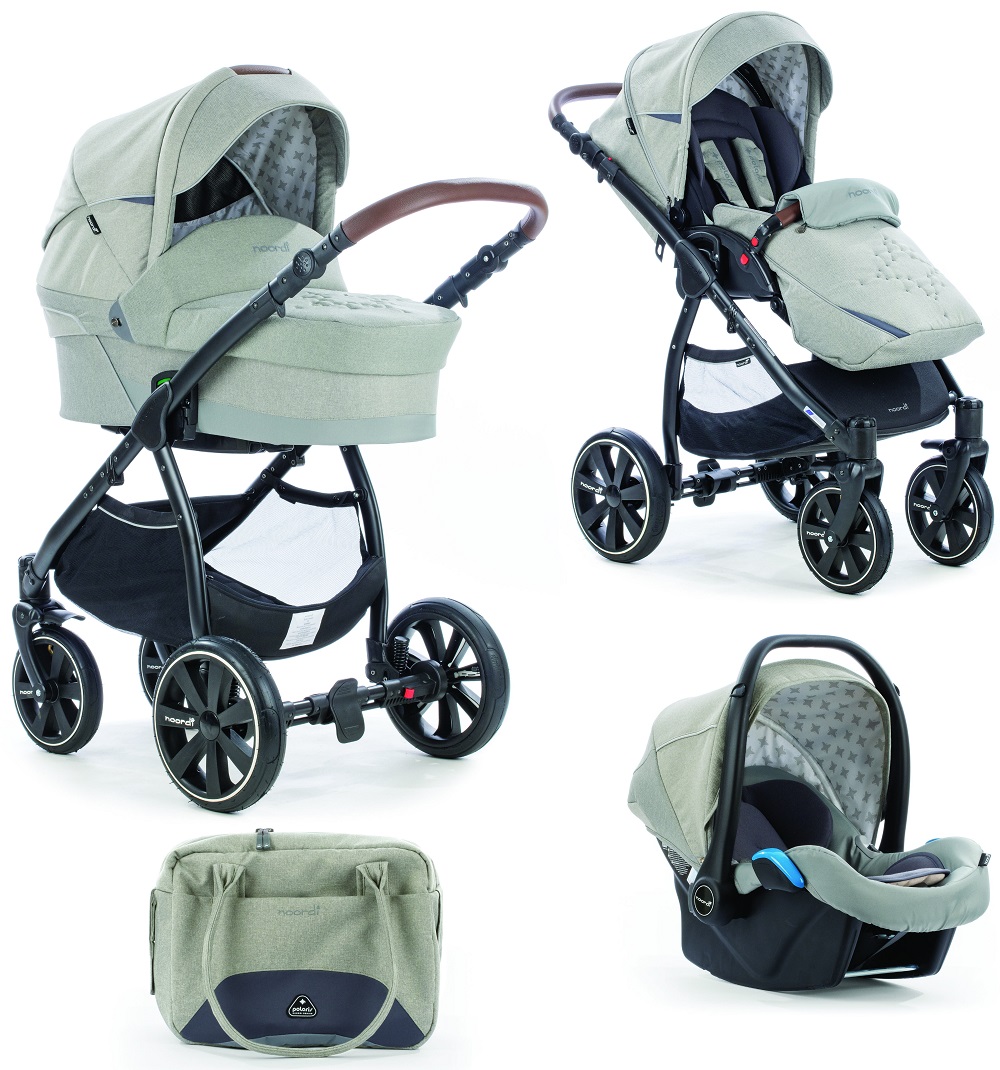 

Коляска детская Noordi Polaris Comfort 3 в 1, цвет - Moon Mist