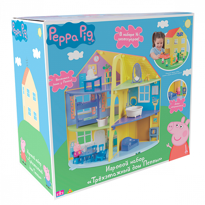 Игровой набор ™Peppa Pig - Трехэтажный дом Пеппы  