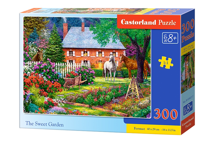 Пазлы Castorland – Чудесный сад, 300 элементов  