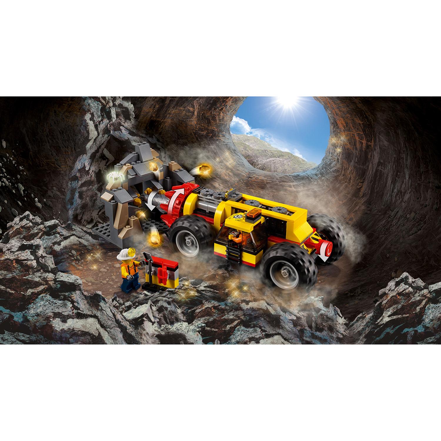 Конструктор Lego City - Тяжелый бур для горных работ City Mining  