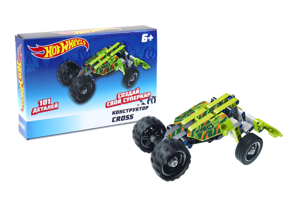 

Конструктор из серии Hot Wheels – Cross, 101 деталь