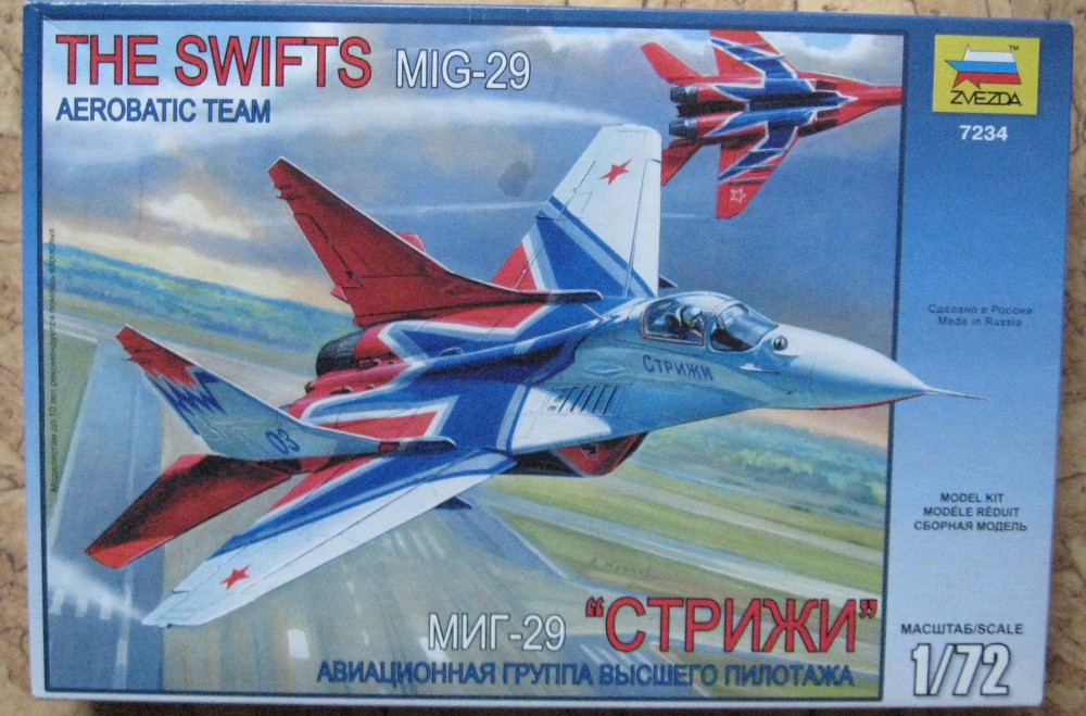 Сборная модель - МиГ-29 Стрижи   