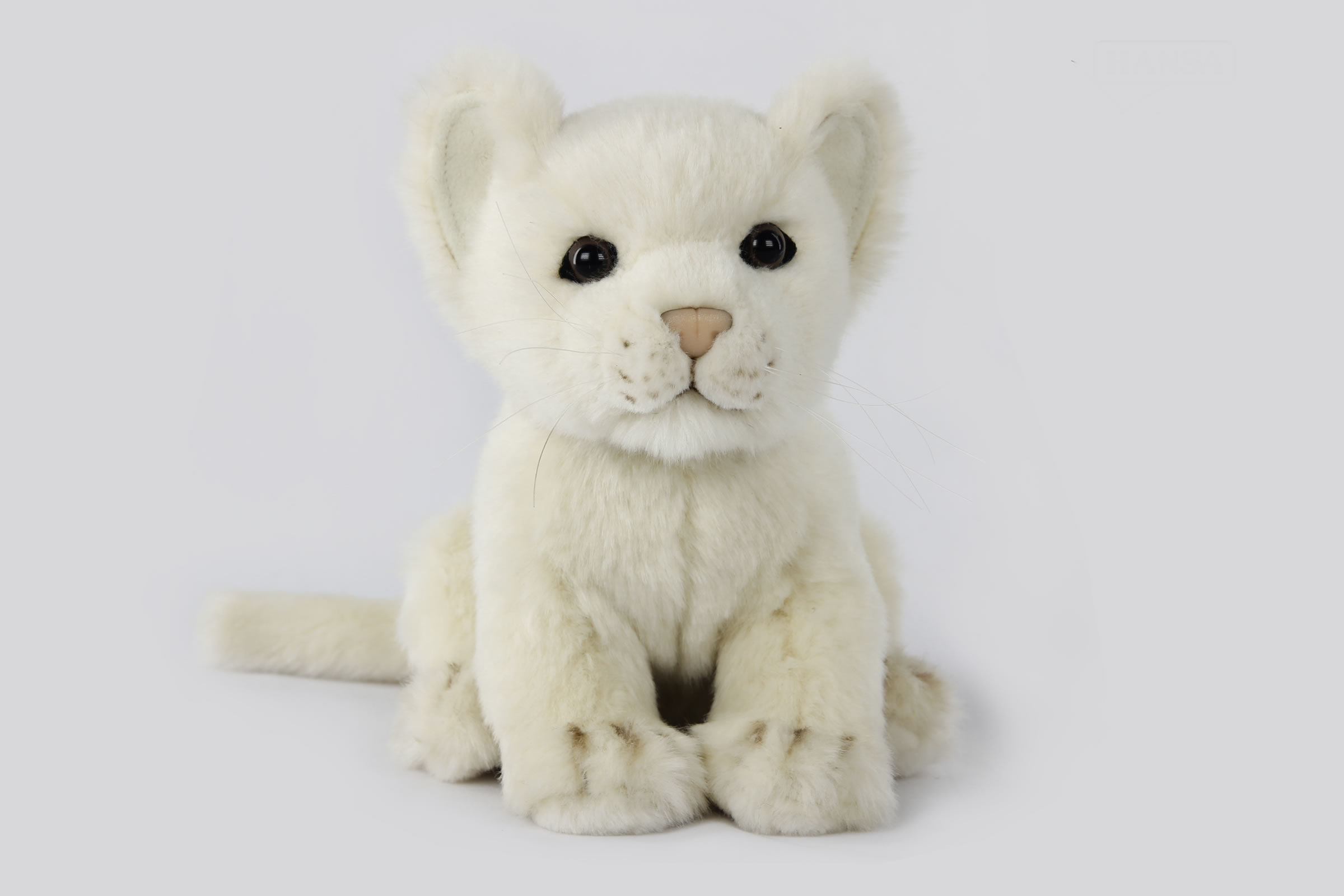 Мягкая игрушка – Львенок белый, 17 см  