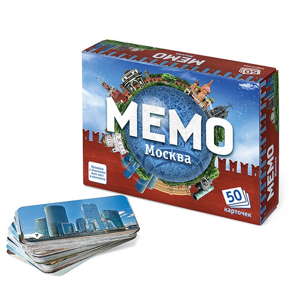 Настольная игра Мемо – Москва  