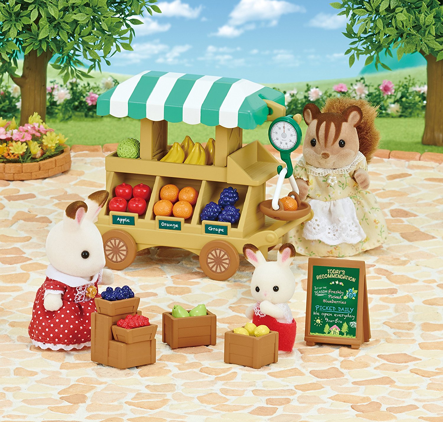 Sylvanian Families - Тележка с фруктами  