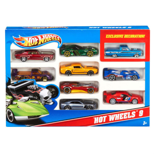 Hot Wheels. Подарочный набор из 10-ти машинок  