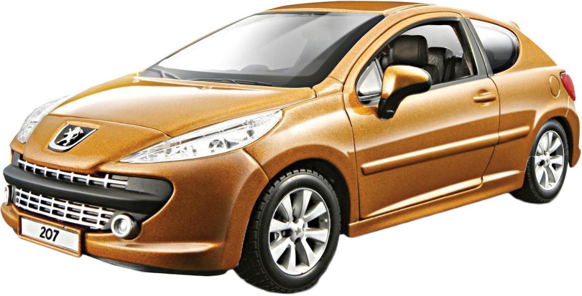 Металлическая машинка Peugeot 207, масштаб 1:24  