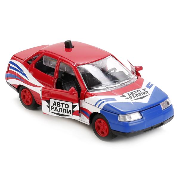 Инерционная металлическая машина Lada 2110 - Авторалли, звук 1:43  