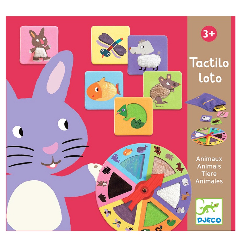 

Настольная игра Тактильное лото - Животные