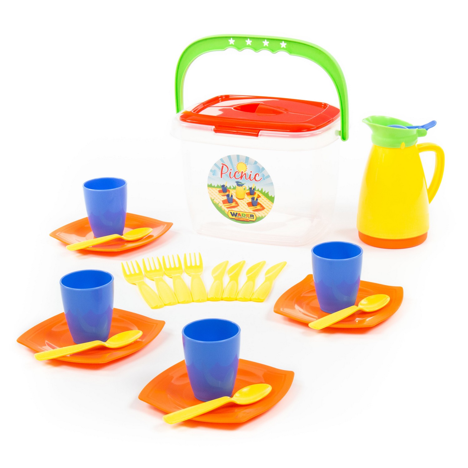 Набор детской посуды для пикника - Алиса №2  