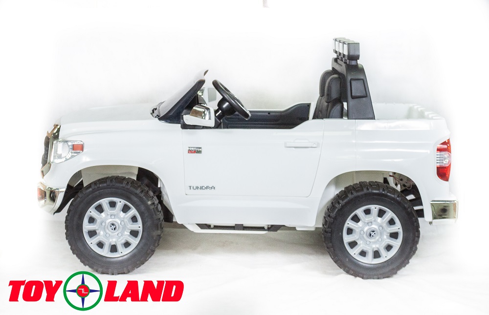 Электромобиль ToyLand Toyota Tundra белого цвета  