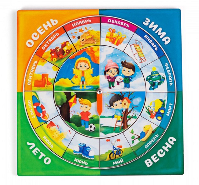 

Игровой набор деревянный - Календарь для мальчиков