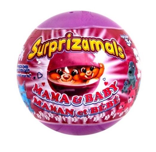

Плюшевые фигурки из серии Surprizamals Сюрпризамалс в капсулах, серия Мама и малыш, 10,5 см., 8 видов