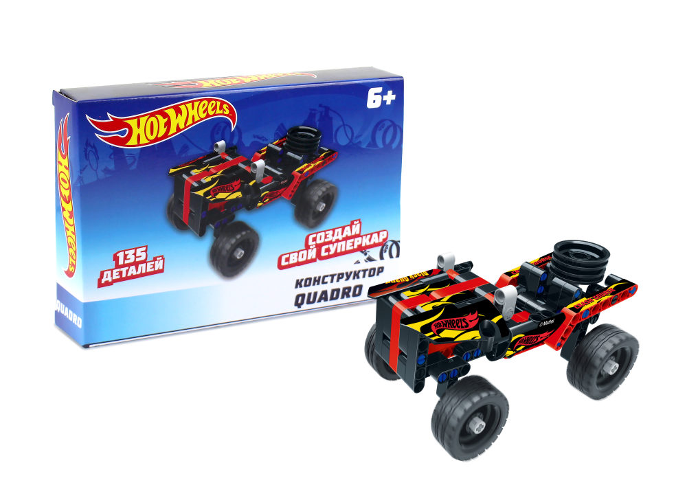 

Конструктор из серии Hot Wheels – Quadro, 135 деталей