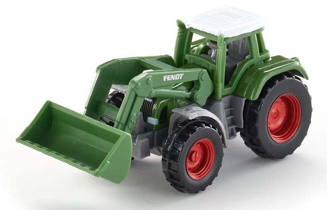 Игрушечная модель - Трактор Fendt с фронтальным погрузчиком, 1:55  