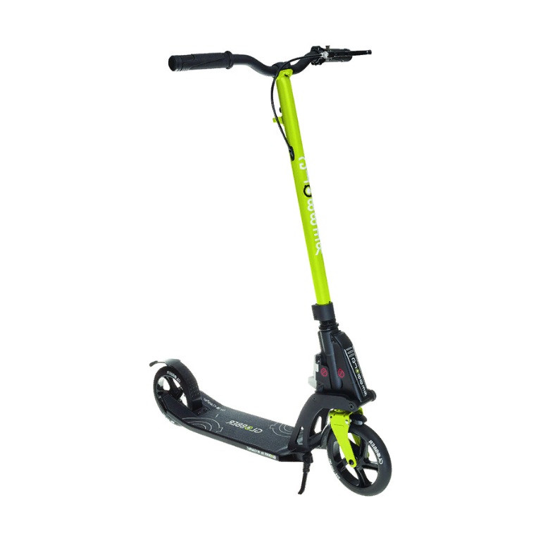 

Самокат Globber One K180 с ручным тормозом, зеленый лайм
