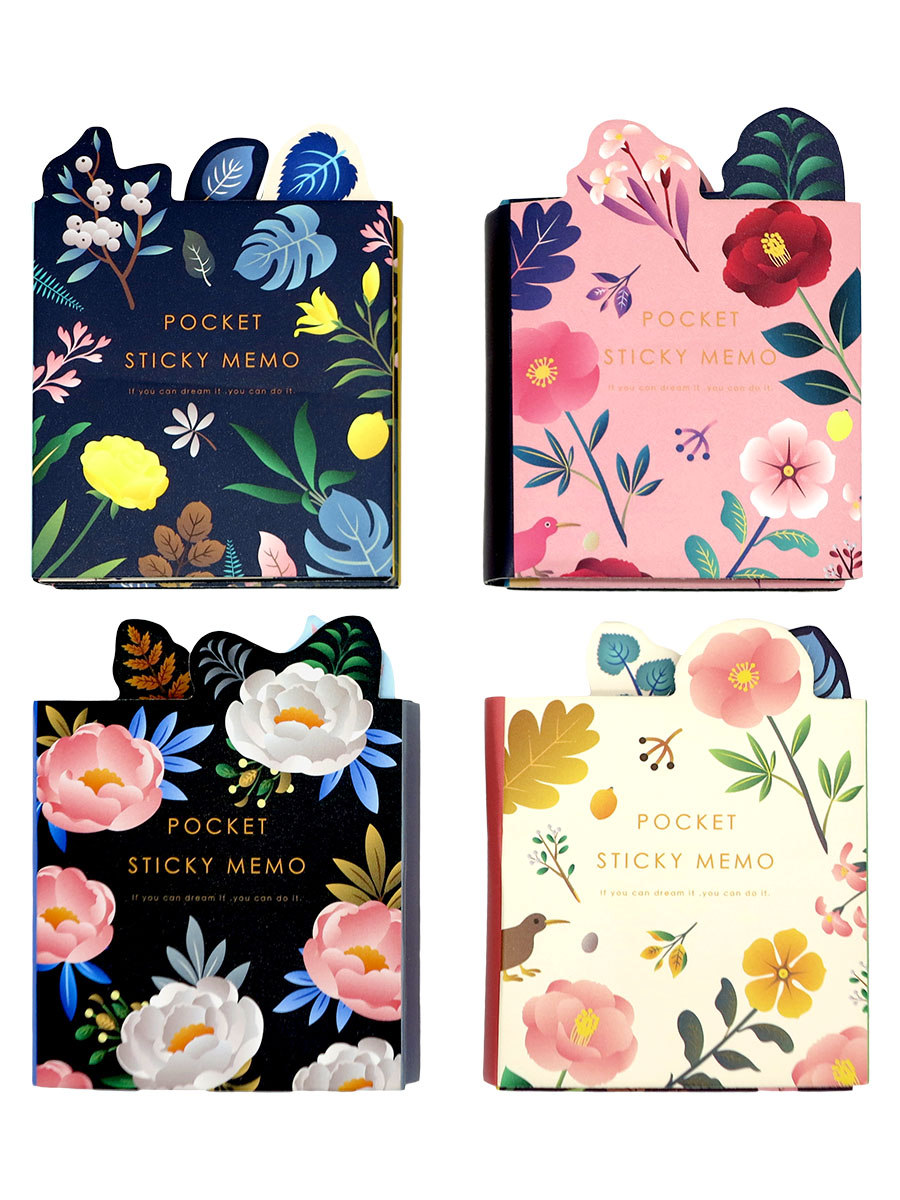 

Набор мини стикеров – Цветочки, 4 вида