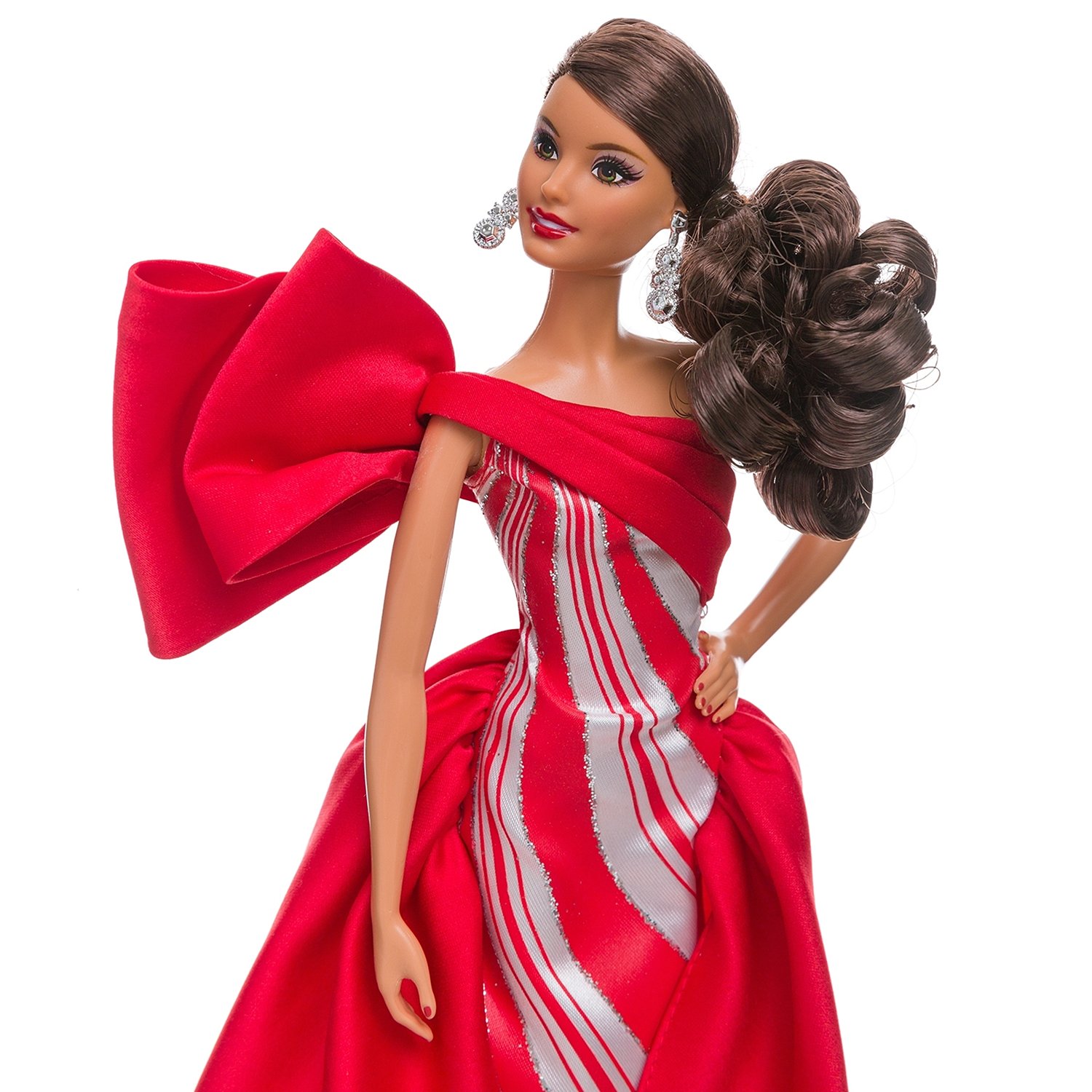 Праздничная кукла Barbie®, брюнетка  