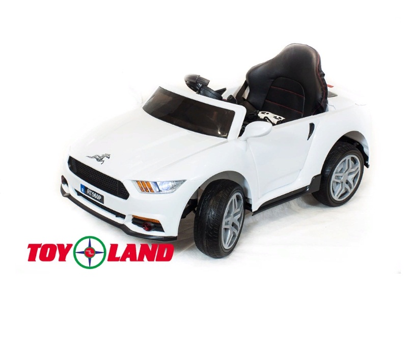 

Электромобиль ToyLand Ford Mustang белого цвета