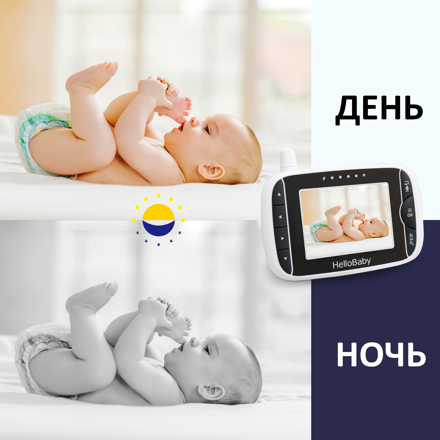 Видеоняня - HelloBaby HB32  