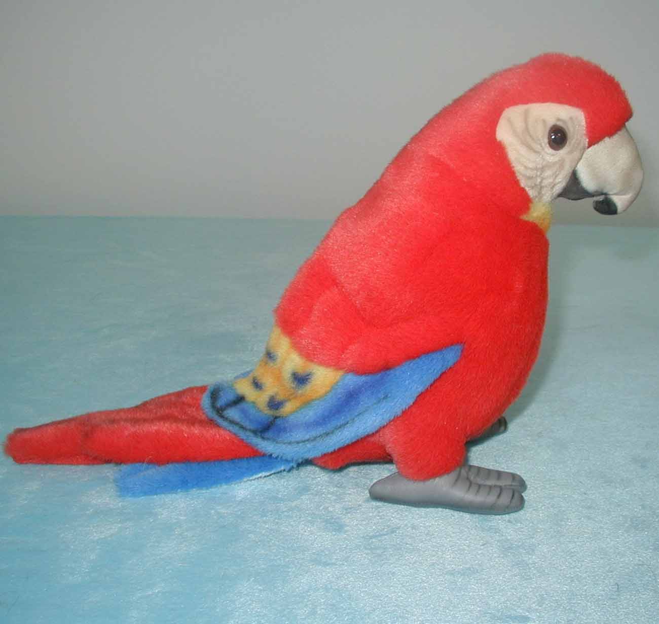 Мягкая игрушка – Попугай Ара, красный, 20 см  