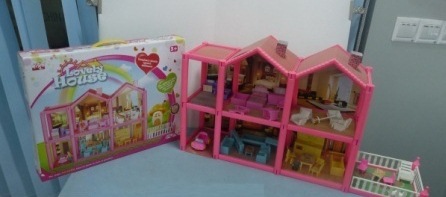 Домик кукольный - Lovely House, 136 предметов в наборе  