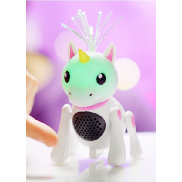 Интерактивная игрушка Светомузики - Единорог, с функцией воспроизведения звука через Bluetooth  