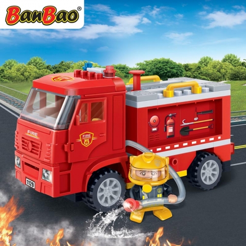 Конструктор BANBAO пожарные 8299 big Fire Truck