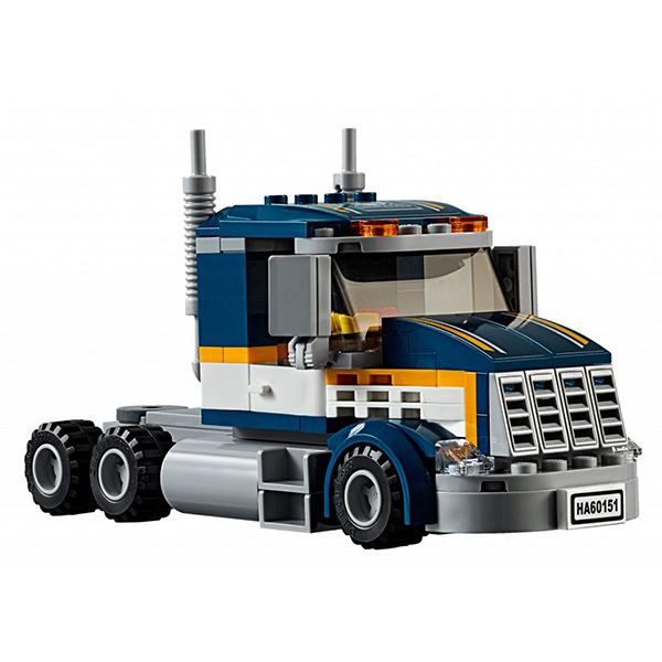 Lego City. Грузовик для перевозки драгстера  