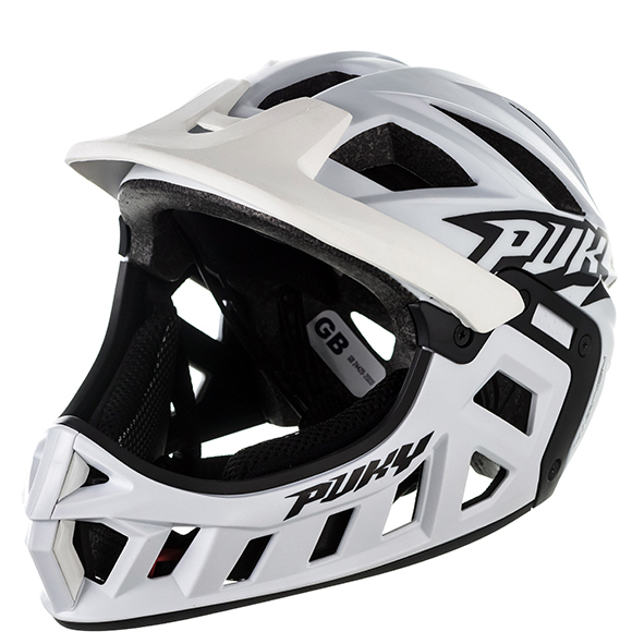 

Шлем фулфейс Puky M, 54-58, white /белый
