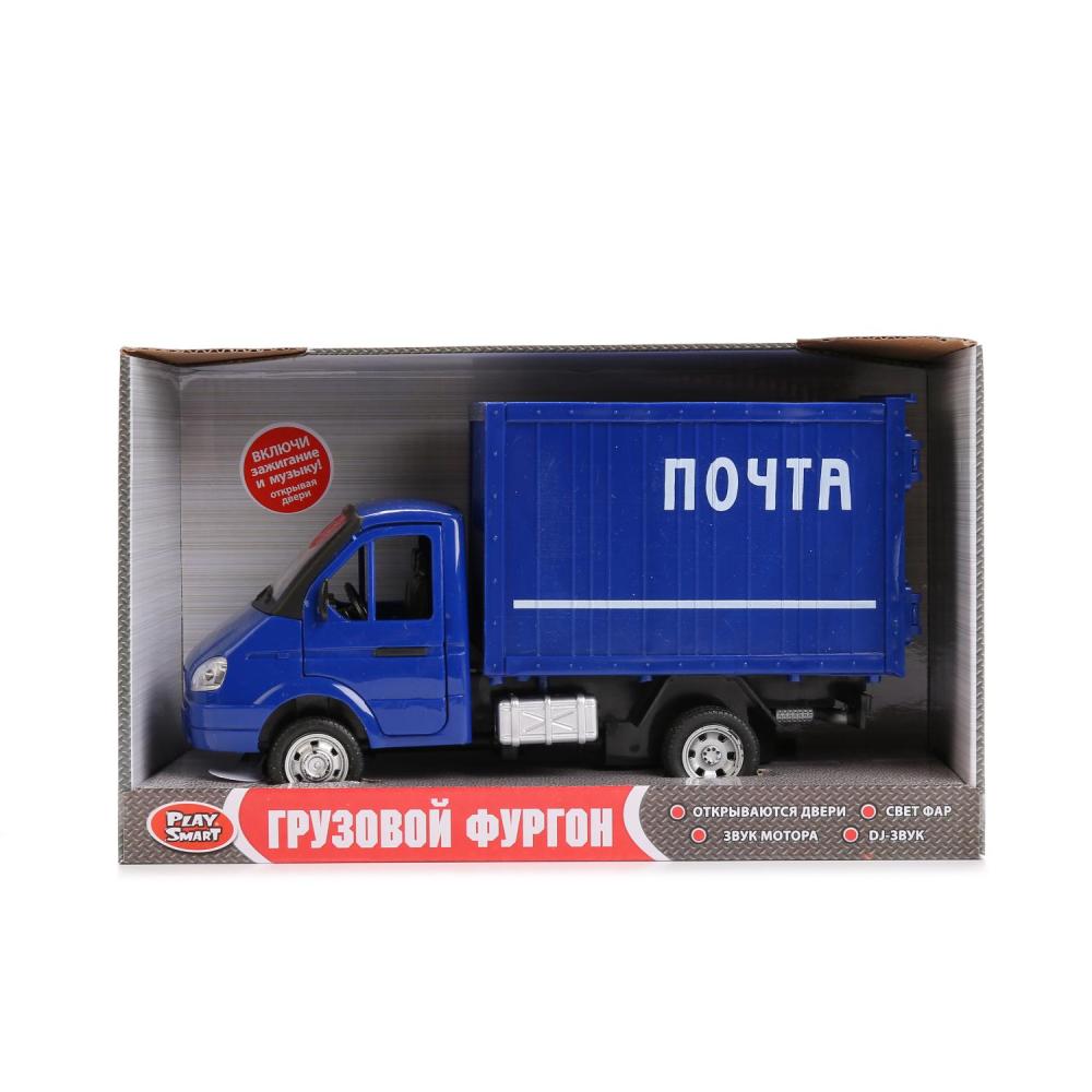 Фургон Почта, инерционный, свет и звук, открываются двери 9077-d/9077   