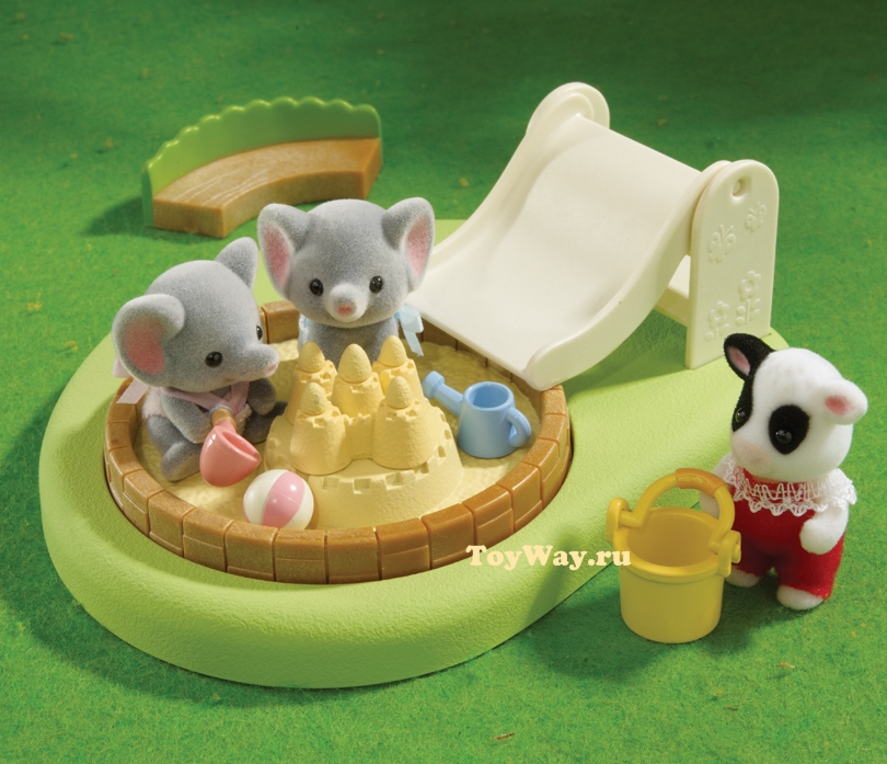 Sylvanian Families - Бассейн и песочница для малышей  