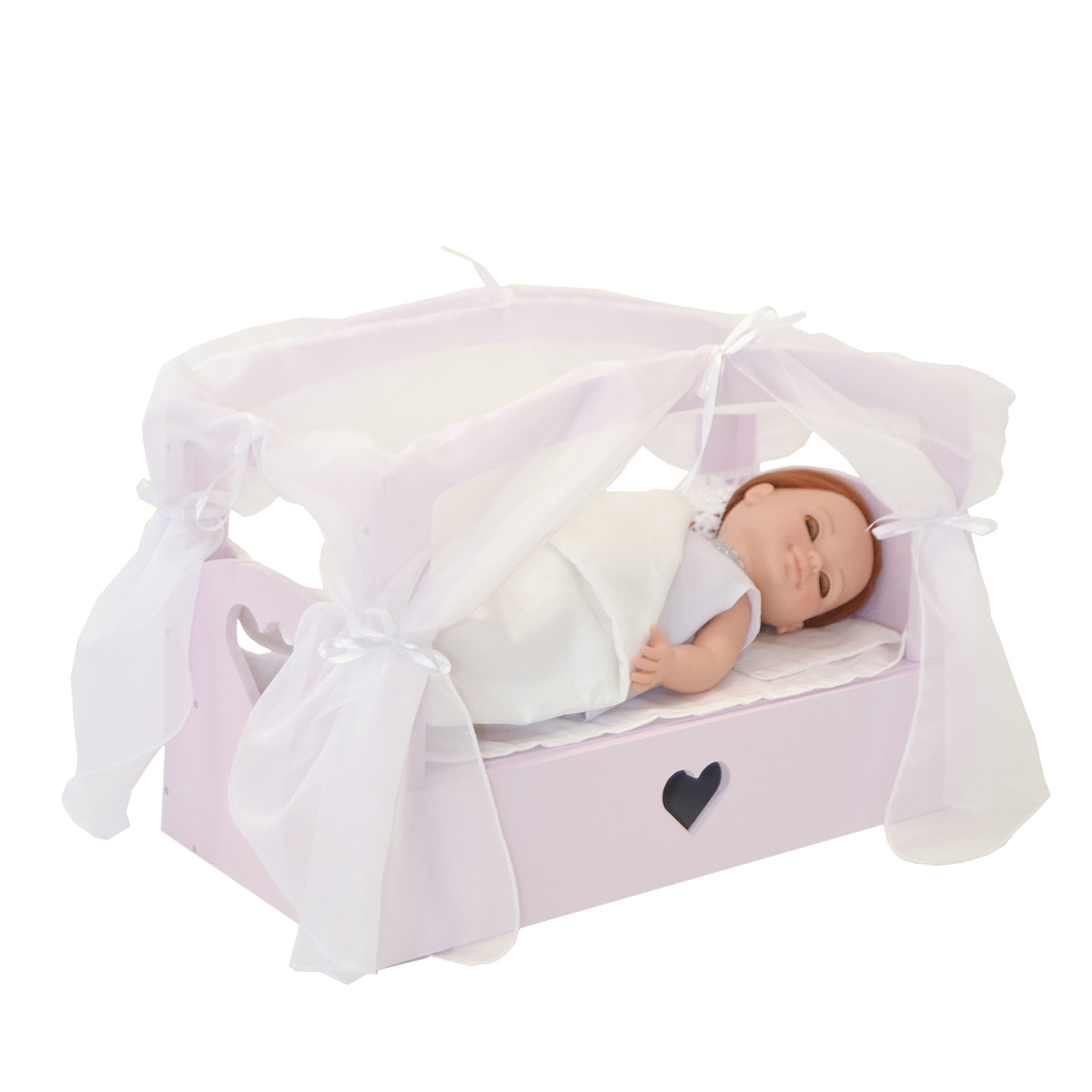 Кроватка с бельевым ящиком из серии Любимая кукла, цвет Мия  