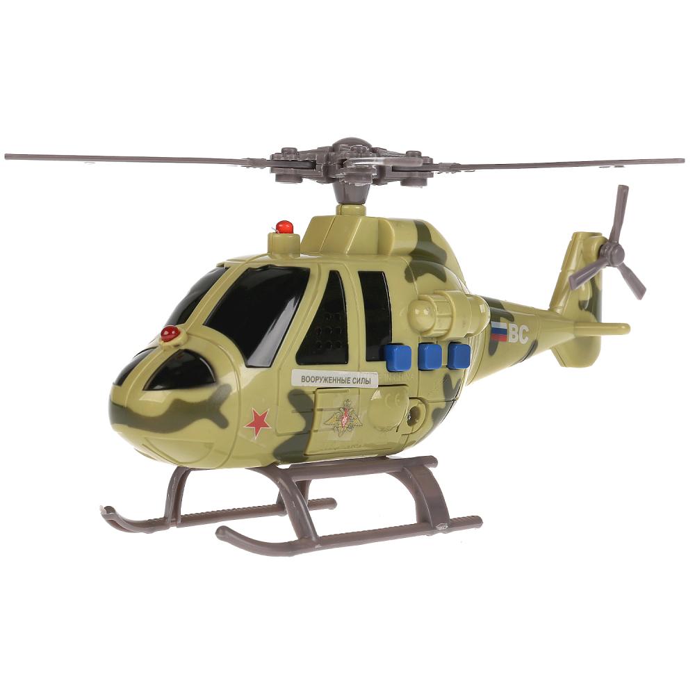 Вертолет военный, 19 см, свет и звук, подвижные элементы  