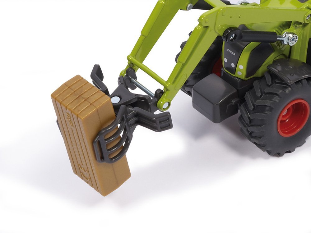 Игрушечная модель - Трактор с захватом и прицепом, 1:50  