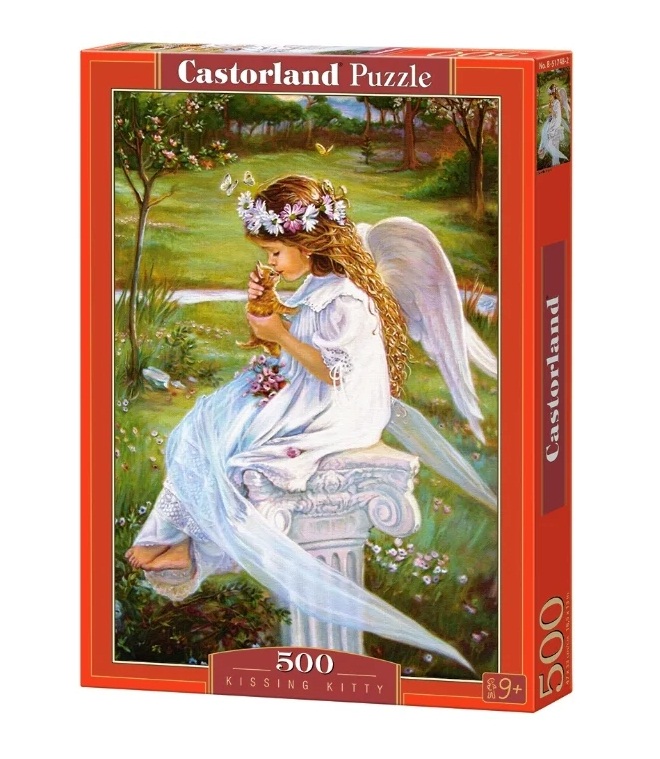 

Пазлы Castorland - Поцелуй котенка, 500 элементов