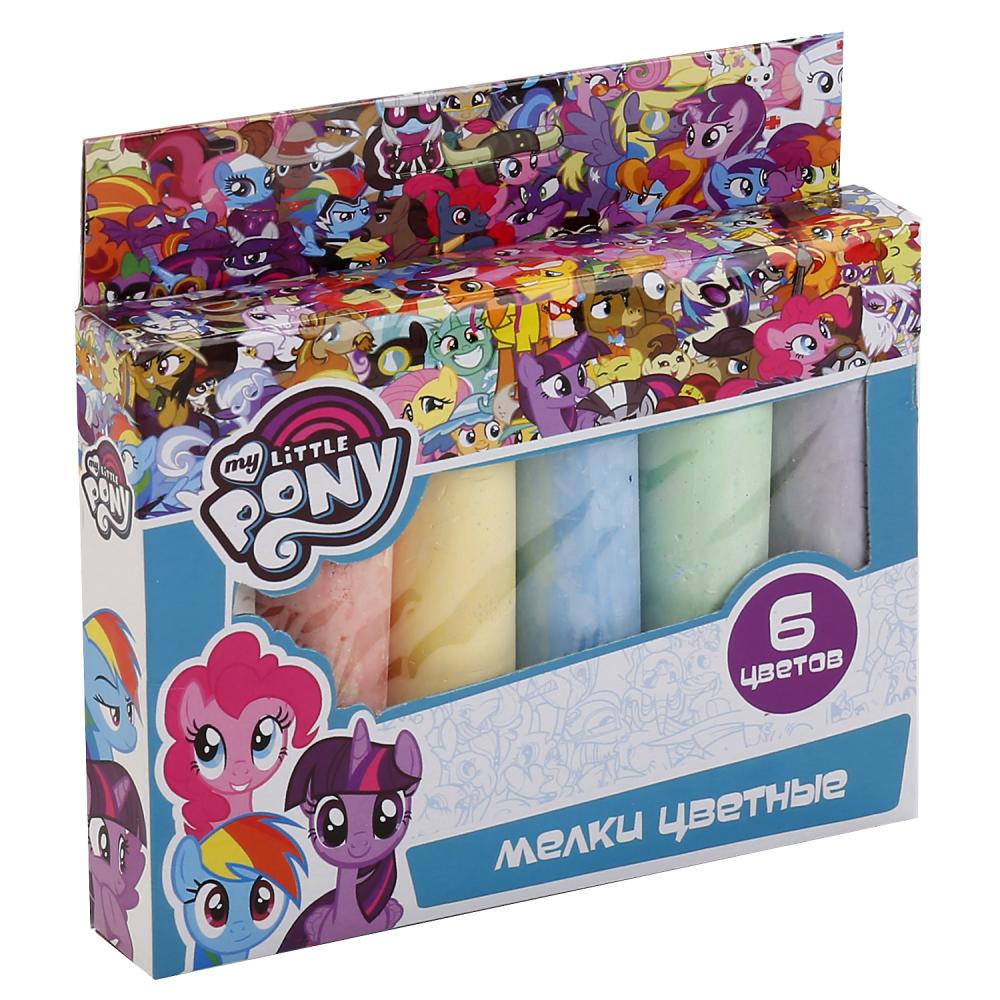 Мелки цветные для творчества My Little Pony, 6 цветов  