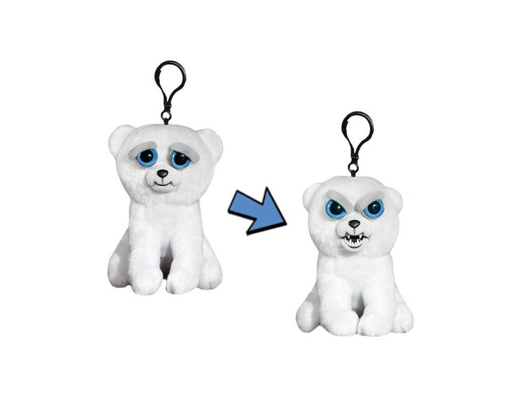 

Медведь белый из серии Feisty Pets 11 см, с карабином