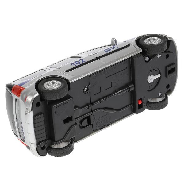 Машина р/у Полиция Lada Largus 18 см со светом серебристый  