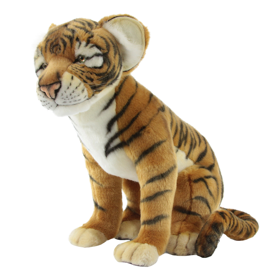 Мягкая игрушка - Детеныш тигра сидящий, 41 см.  