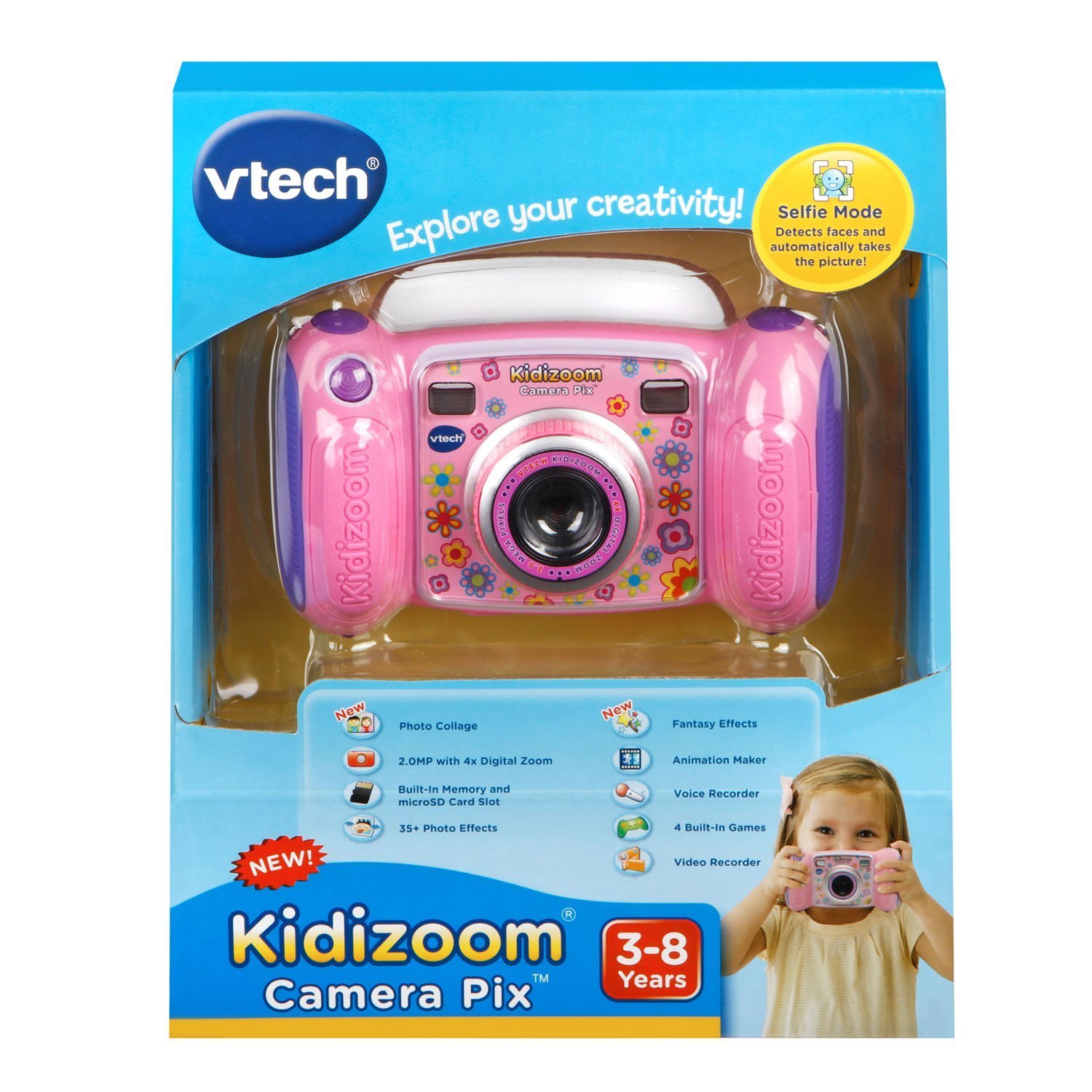 Цифровая камера - Kidizoom Pix, розового цвета  
