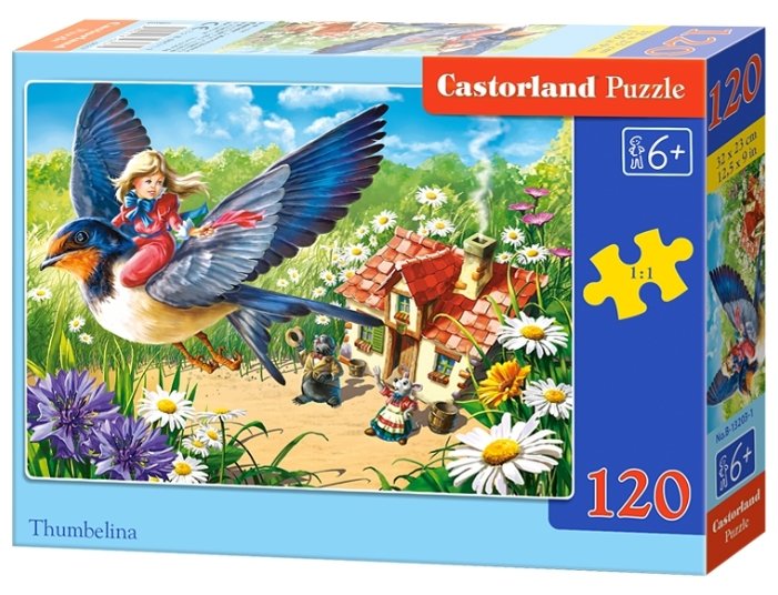

Пазлы Castorland – Дюймовочка, 120 midi элементов