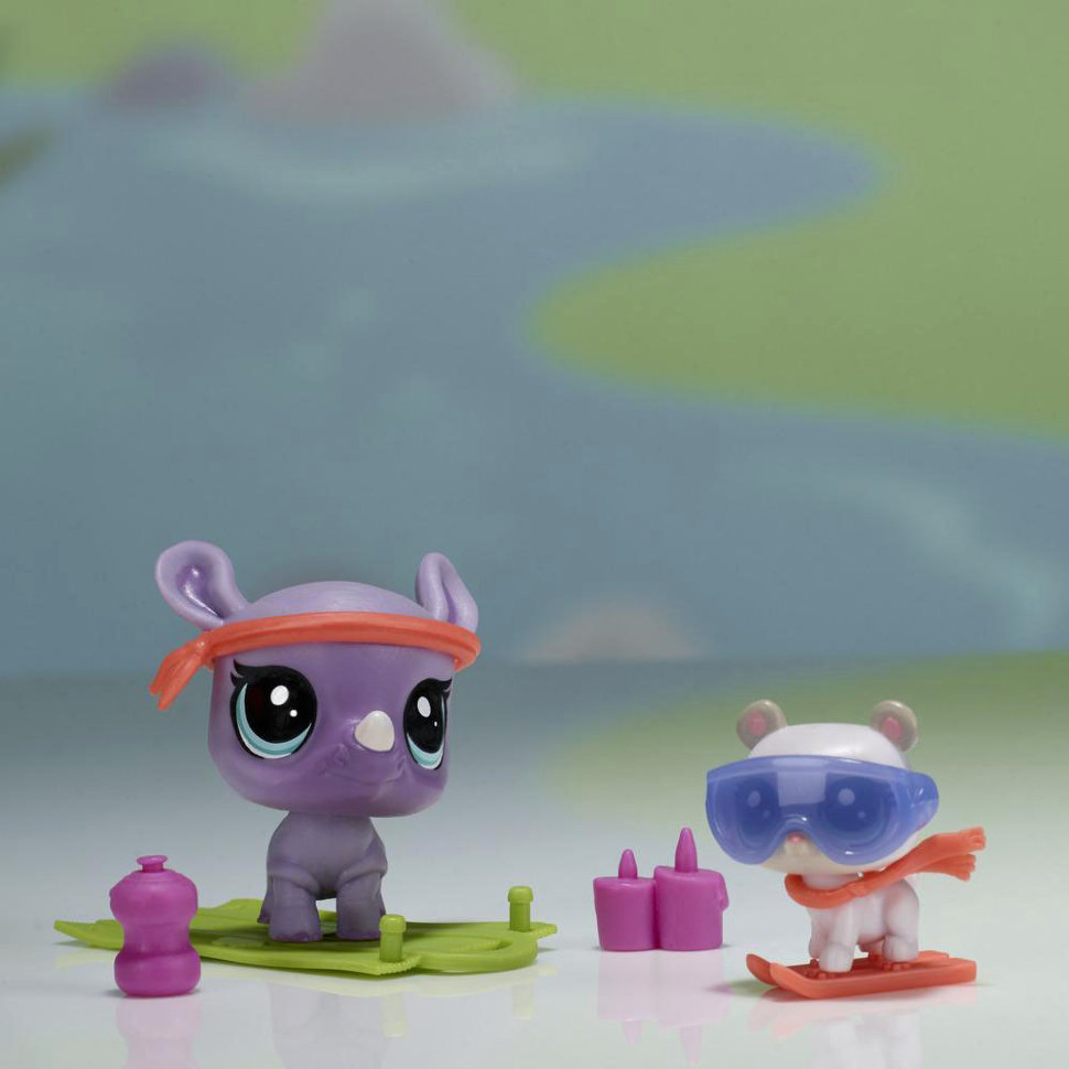 Littlest Pet Shop. Набор - Парк отдыха, серия Pets in the City   