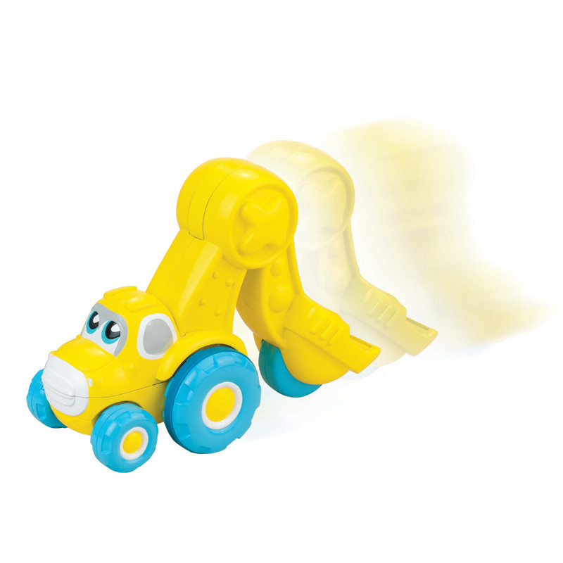 Интерактивная игрушка - Экскаватор желтый из серии - Нажми и поедет  