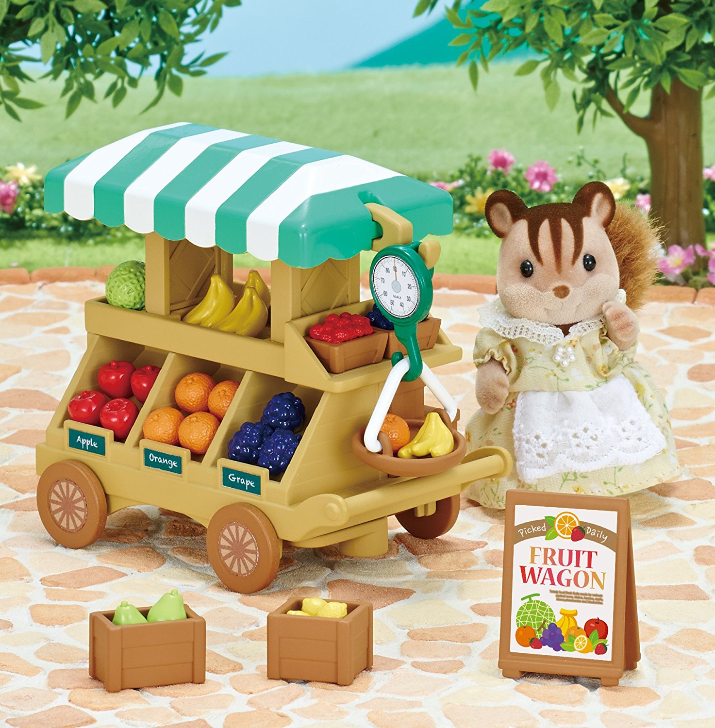 Sylvanian Families - Тележка с фруктами  