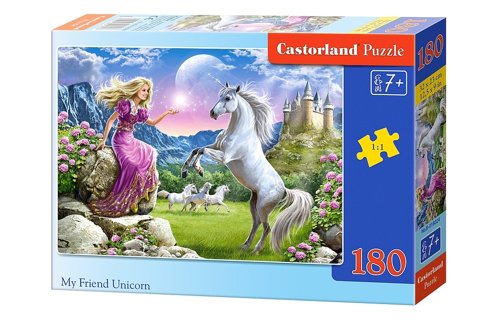 

Пазлы Castorland – Единороги, 180 элементов