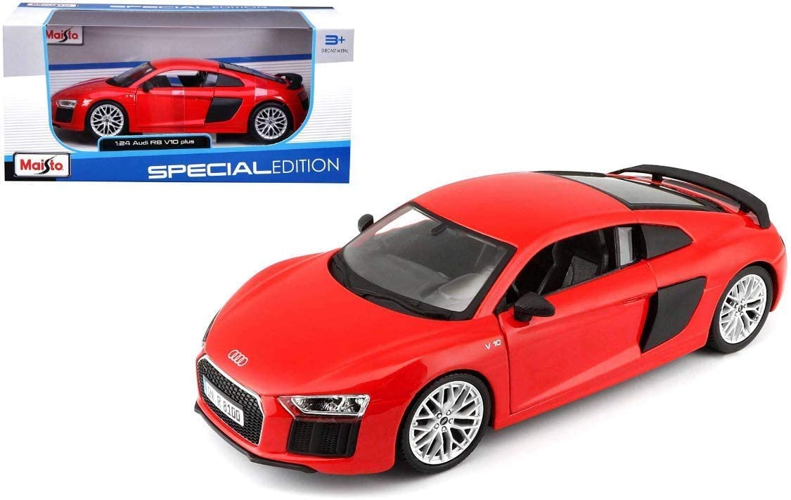 Модель машины - Audi R8 V10 Plus, 1:24   