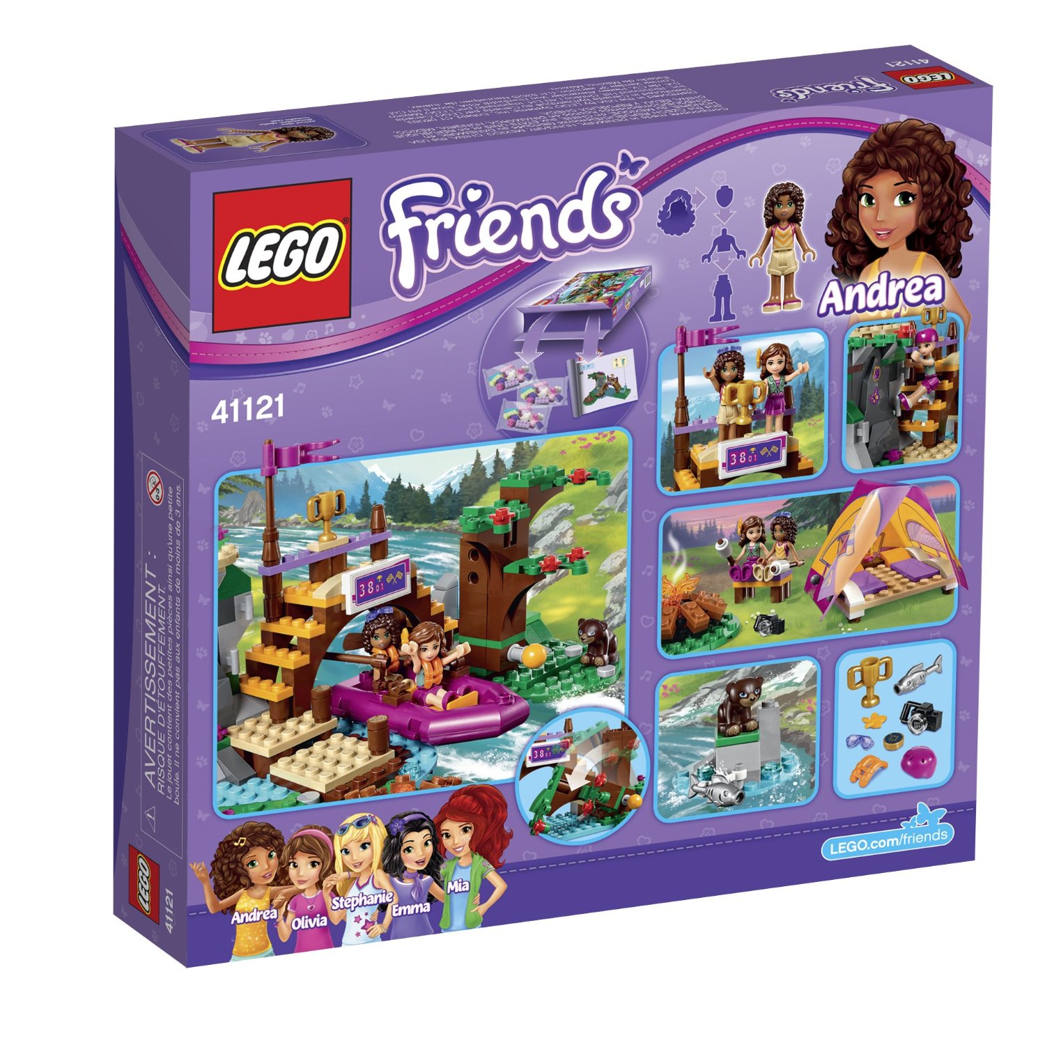 Lego Friends. Спортивный лагерь: сплав по реке  