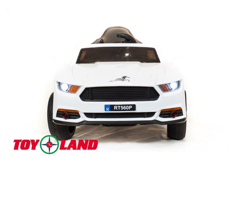 Электромобиль ToyLand Ford Mustang белого цвета  