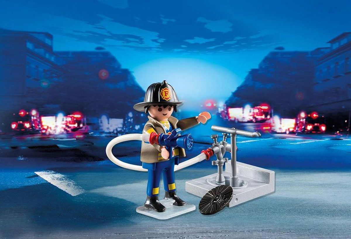 Экстра-набор: Пожарник с гидрантом  